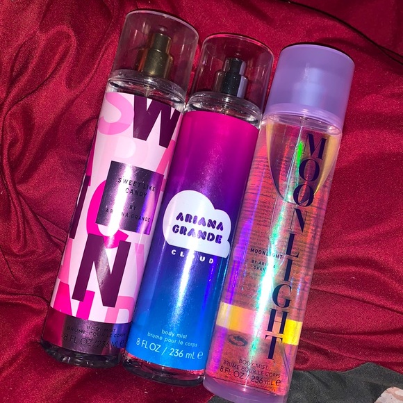 sweet like candy, cloud & moonlight body mist -Ariana Grande